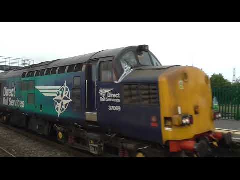 DRS Class 37's & 68 no's: 37069-37259-68025 @ STJ {1Z54} 26/05/2018.