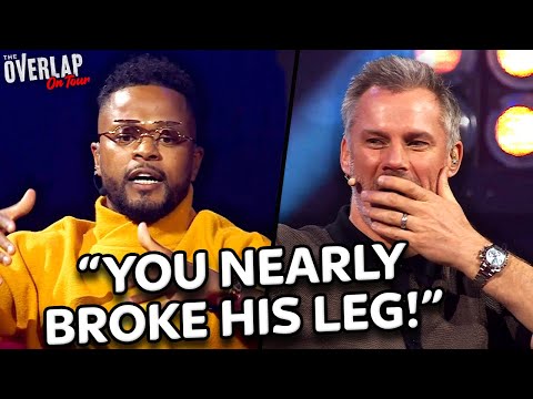 Patrice Evra EMBARRASSES Jamie as he recalls making Nani cry 😭 | Best Of Jamie | The Overlap On Tour