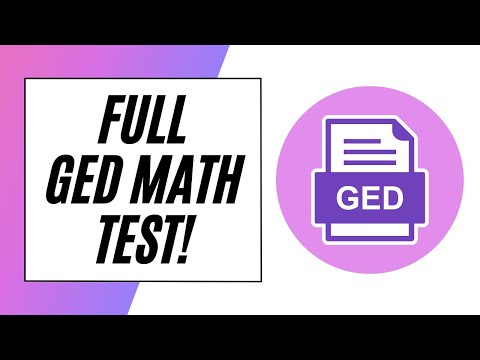 FULL GED Math Practice Test!