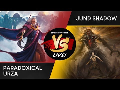 VS Live! | Paradoxical Urza VS Jund Shadow | Modern | Match 1