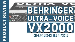 Video thumbnail for Behringer Ultra-Voice Pro VX2000 in Details and Audio demo by RecordingStudio9.com