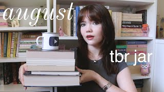 tbr jar prompts pick my august reads