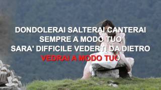 Elisa - A modo tuo - Karaoke con Testo