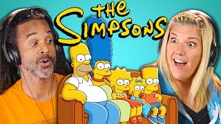 ADULTS REACT TO THE SIMPSONS (30th Anniversary)