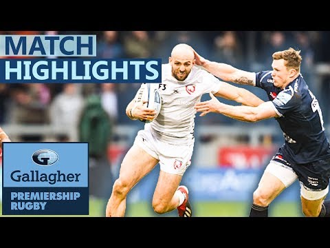 Sale 46-41 Gloucester | Frantic First Half Sees 8-Tries | Gallagher Premiership - Highlights
