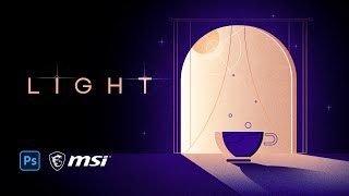 디자인에 필요한 핵심 요소 '빛' 활용하는 법 // Photoshop Tutorials // 존코바 // MSI