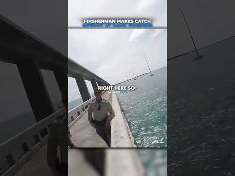 Fisherman makes CATCH infront of WARDENS