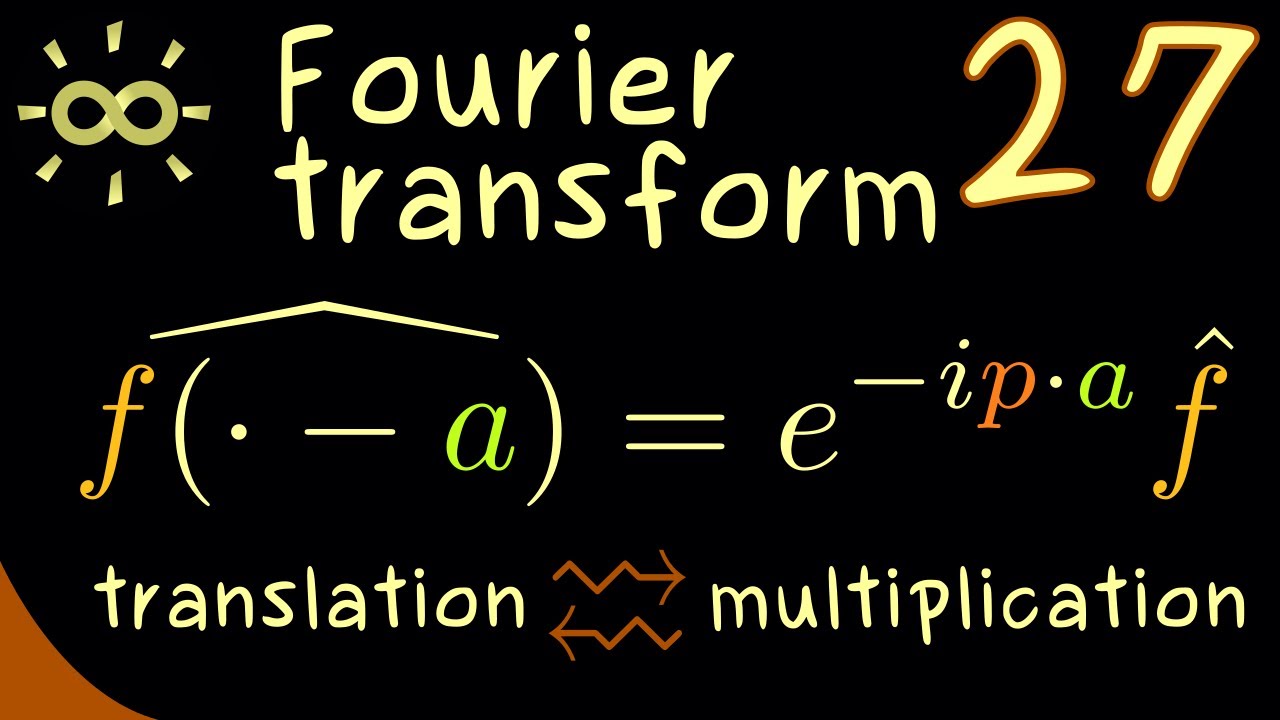 Fourier Transform 27 | Changes under Translations [dark version]