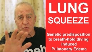 Freediving training and lung squeeze