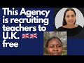 This Agency is recruiting teachers free to the U.K. #engageeducation #visasponsorship #movetouk