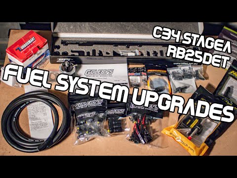 Nissan Stagea (RB25DET) Fuel System Upgrades - Fuel Rail, Injectors, FPR and Flex Fuel