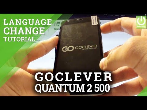 How to Change Language on GOCLEVER Quantum 2 500 Lite