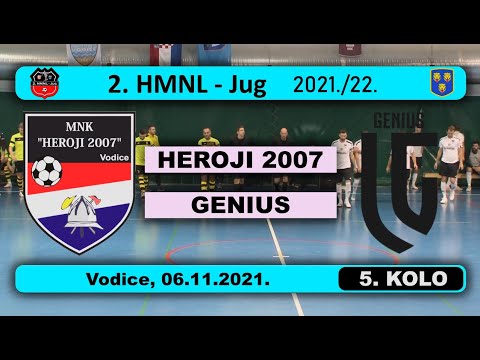 2. HMNL Jug, 5.: HEROJI 2007 - GENIUS  6:2, 06.11.2021.