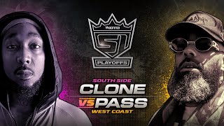 KOTD - Rap Battle - Pass vs Clone | #KOTDS1 Playoffs Rd. 1