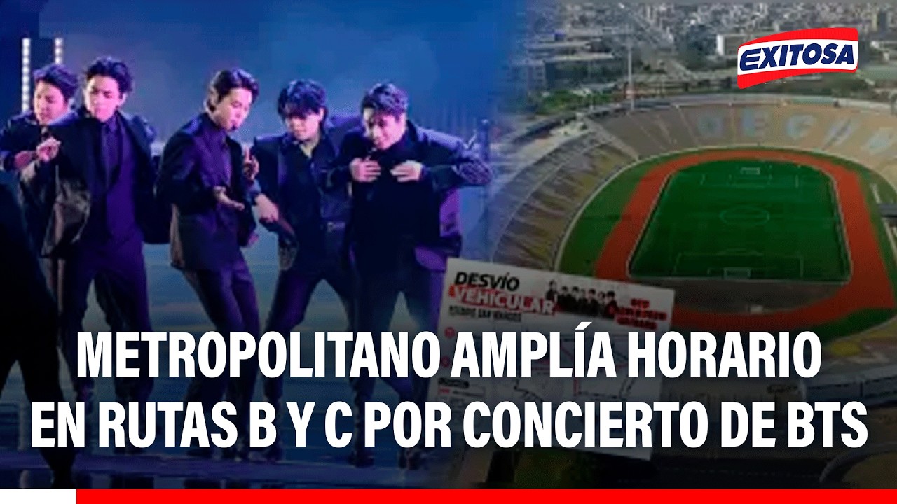 🔴🔵 BTS en Lima: Policía desplegará cerca de 450 efectivos en conciertos