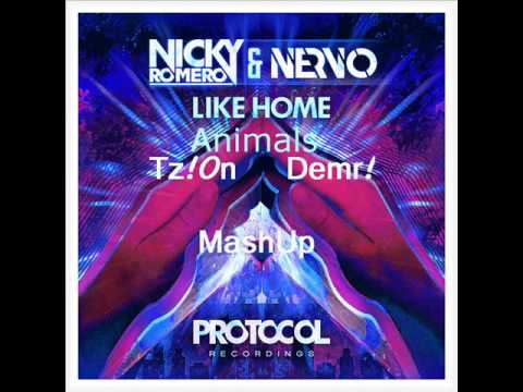Nervo vs Martin Garrix  Like Home AnimalsTz!0n Demr! MashUp)