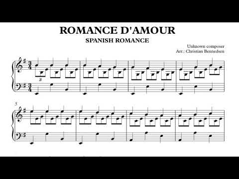 Romance D’amour - Piano Solo