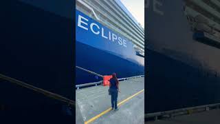That is one massive ship! Celebrity Eclipse Vancouver to Alaska ⛵️ ⚓️