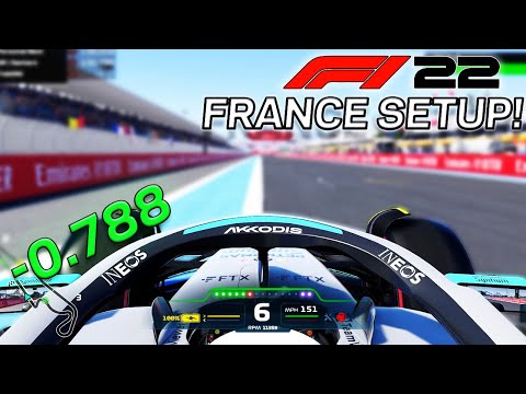 You HAVE to try this SETUP at FRANCE in F1 22!