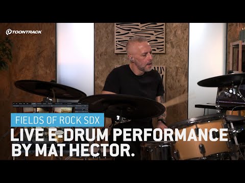 Live Rock E-drum Performance by Mat Hector | Superior Drummer 3, Fields of Rock SDX