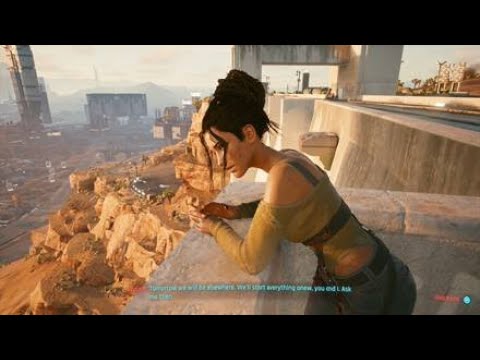 V finally gets his body back and leaves Night City with Panam🤧🥳 (Best Ending) - Cyberpunk 2077