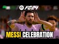 FC 24: How to do Messi Celebration in EA Sports FC 24 #fc24