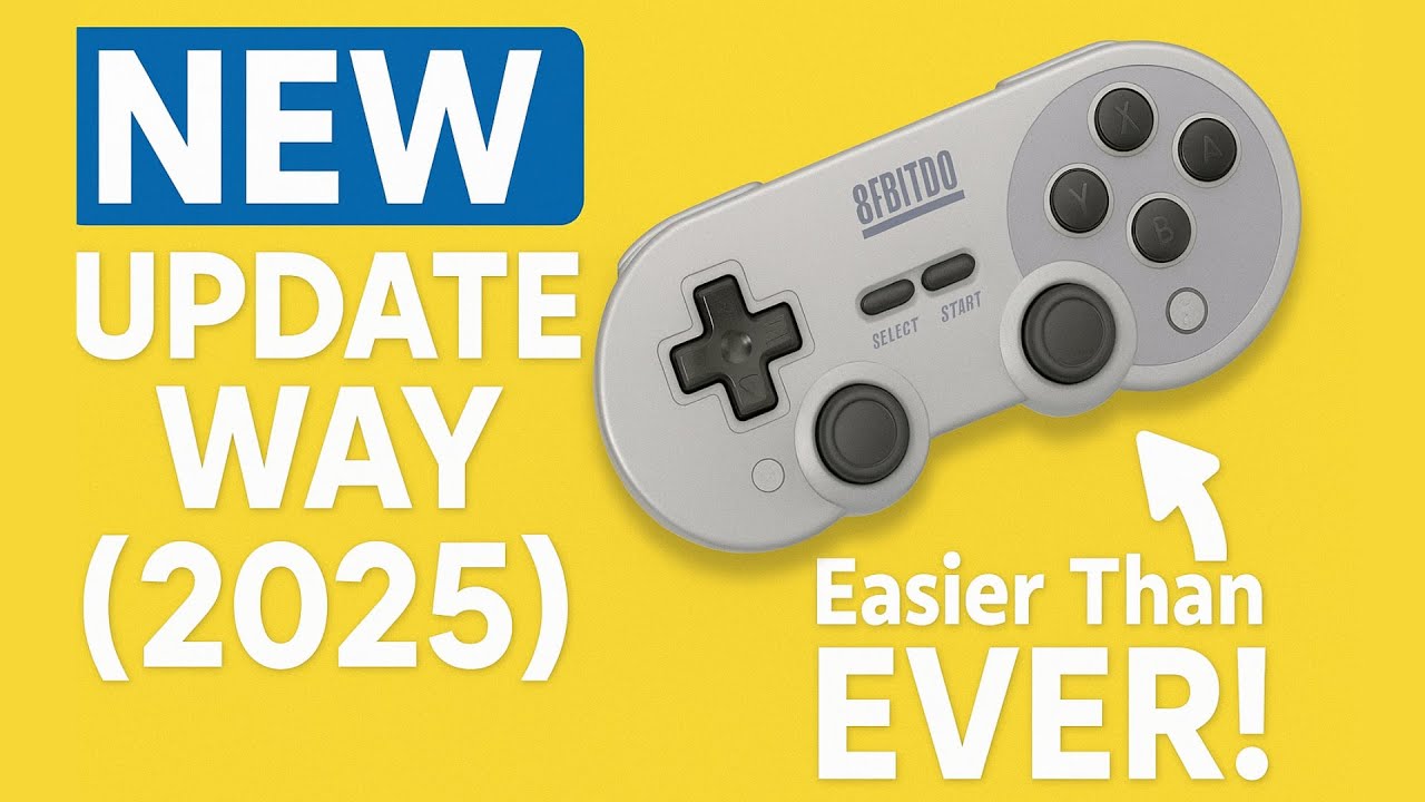 NEW Way to Update Your 8BitDo Controller (2025) – Easier Than EVER!
