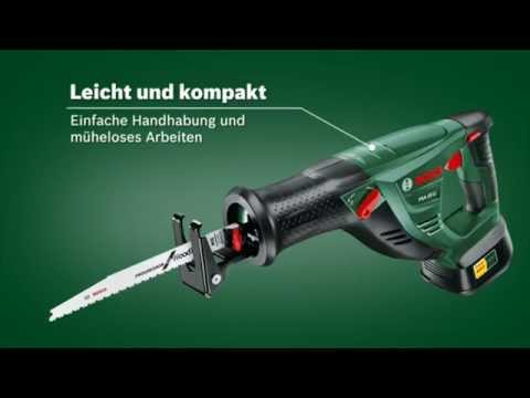 Bosch stellt vor: Akku-Säbelsäge PSA 18 LI