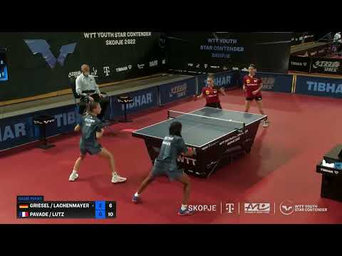 Griesel/Lachenmayer (GER) vs Ch. Lutz/Pavade (FRA) | U19 SF | 2022 WTT Youth Star Contender Skopje