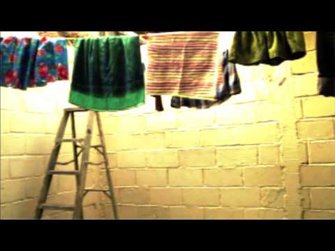the girl who hangs her clothes out in the rain