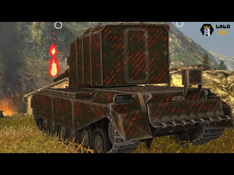 FV4005 vs Fv215b 183 wot blitz • 1 vs 3
