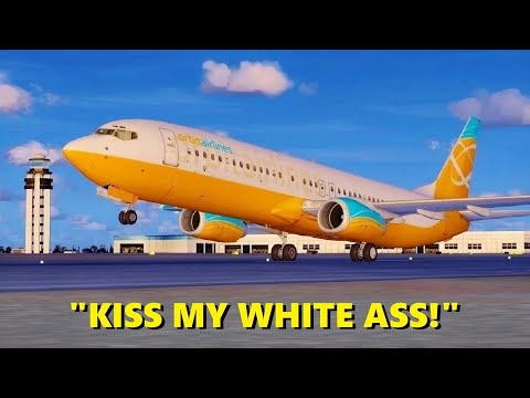 Meeting a DRUNK Pilot in Flight Simulator X (Multiplayer ATC)