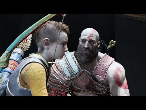 Atreus Mimicking Kratos Is Very Funny - God Of War
