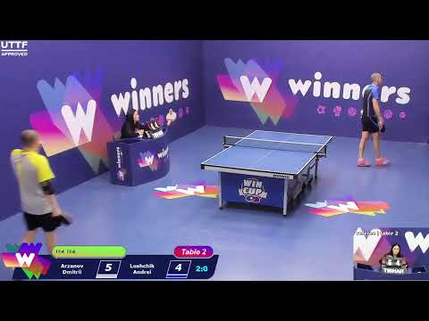 WINners CUP table 2  31.12   Arzanov Dmitrii -  Lushchik Andrei  13:30