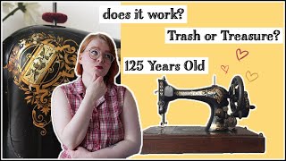 I bought a 1896 Vintage Singer Sewing Machine on Ebay for £25