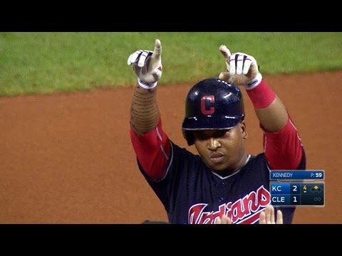 KC@CLE: Ramirez collects three doubles vs. Royals