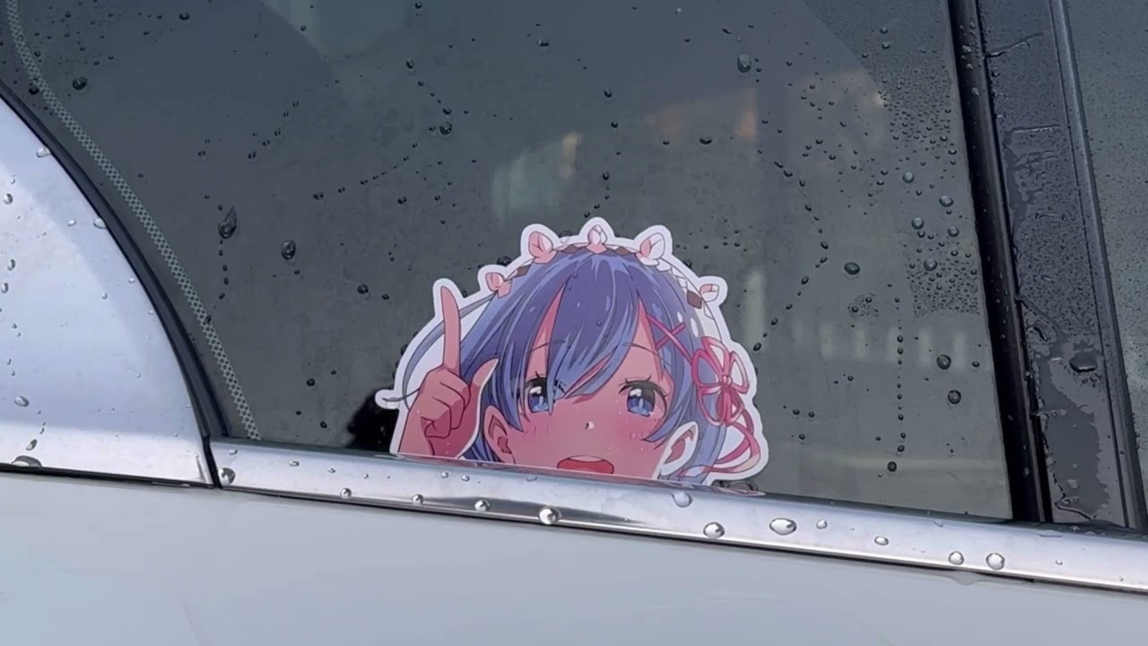 Anipicks anime peeker, die cut sticker quality check