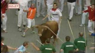 Eyewitness to death in Pamplona bull run