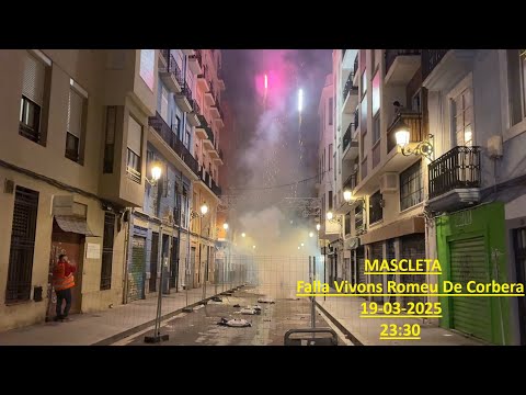 Mascleta Nocturna Falla Vivons Romeu de Corbera 19-03-2025 23:30 # Fallas 2025
