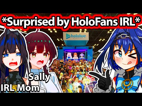 Kronii's IRL Parents and Sally Were Surprised by Hololive Fans at The Concert 【HololiveEN】