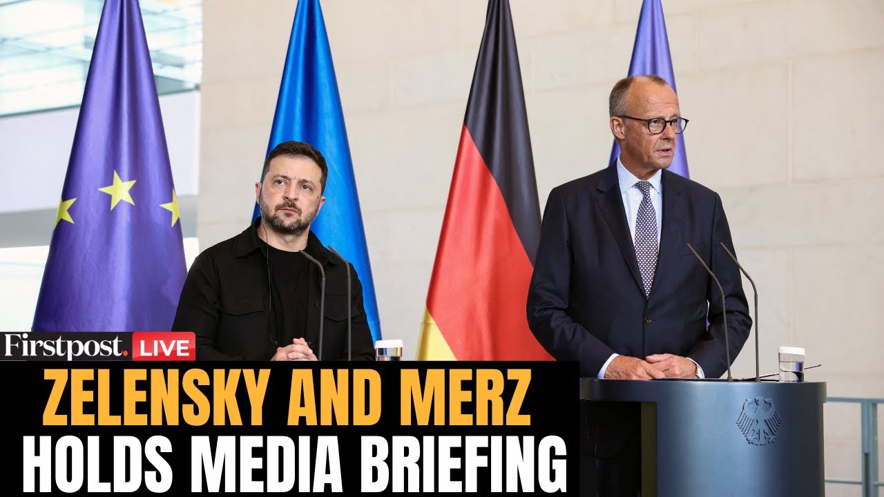 Germany LIVE: Ukrainian President Zelensky Meets German Chancellor Merz at a Press Conference | N18G