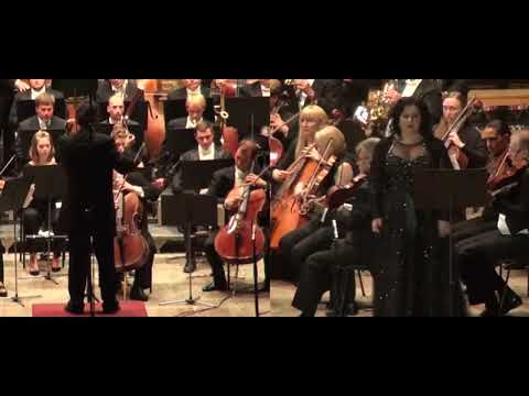 Il Trovatore. I Act. Leonora`s Aria. Liudmyla Monastyrska. Conductor Hobart Earle.