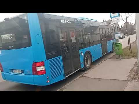 MAN Lion's City A21 NAY 324 BKK  VT ARRIVA BUS Kft  A 125 VONALÁN