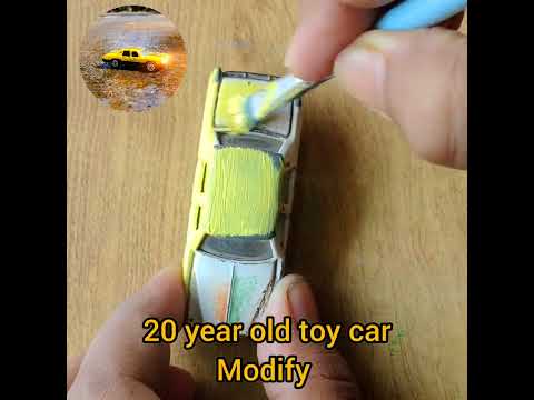 20 Year Old Toy Car Modify || Never Give Up #shorts