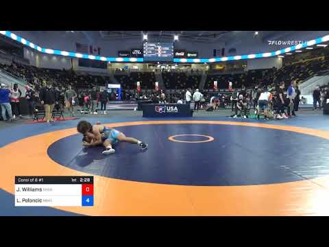87 Kg Consolation - Joseph Williams, Shenandoah RTC Vs Lukas Poloncic, Minnesota Storm