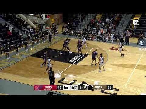 UNCP MBB Highlights v King