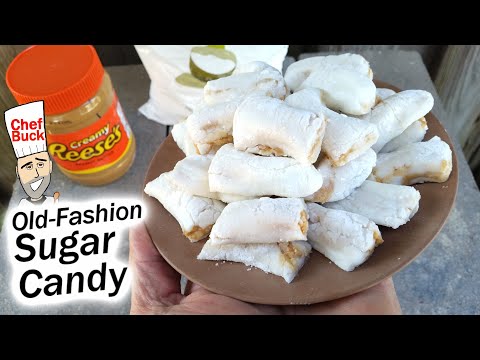 Sugar Candy with Peanut Butter - No Cooking Recipe