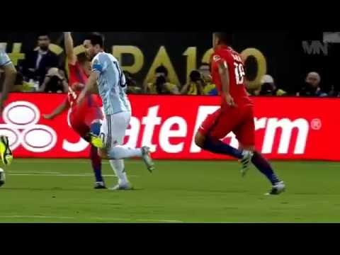 Lionel Messi vs Chile Copa America Final 2016 HD 720p