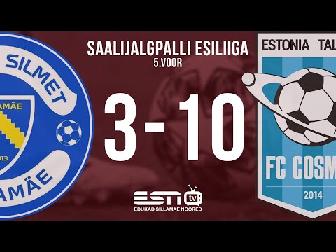 SILLAMÄE FC NPM SILMET II - TALLINNA FC COSMOS II  3:10 │ SAALIJALGPALLI ESILIIGA 5. voor