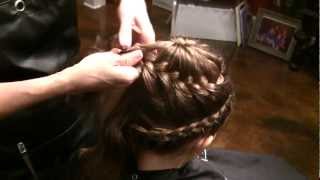 preview picture of video 'Awesome braided updo tutorial using Sukesha hairspray from the Stylists @ www.haircareusa.com'